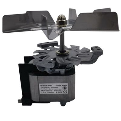 Motor de poste de la sombra de la CA de Oven Fan Blower 50W 0.4A del aire caliente de la estufa de la pelotilla