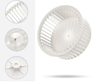 6Rueda de soplador de ventilador de diámetro 0,1" para material PP