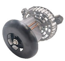 C Motor de palo sombreado de marco 83W 240V 60HZ monofásico de mantenimiento vertical del horno del gabinete Motor de ventilador